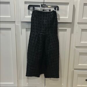 Shoshanna Classic Strapless  Black Dress